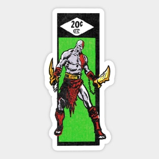 Old School Spartan Warrior - Comic book fan art Sticker